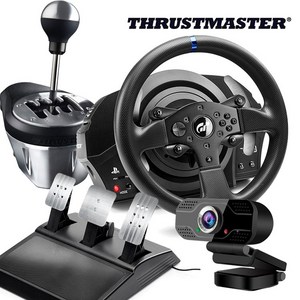 트러스트마스터 T300RS GT 에디션 TH8A 쉬프터 레이싱휠 세트 (한국공식) + 에이투비 ATOB-HD200 웹캠 사은품, 1개