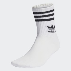 아디다스 스포츠퍼포먼스 ADIDAS 아디 크루 삭스 3STRIPE IJ0733 발목 위 양말 화이트 양말 패션 양말