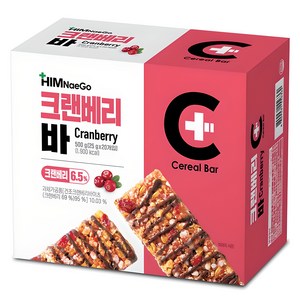 힘내고 크랜베리바, 500g, 1개