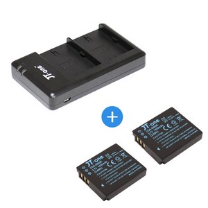 파나소닉 S005E 충전기+배터리 2개 DMC-LX1 LX2 LX3, 1개