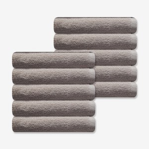 송월타올 내츄럴코지 호텔수건 150g 30수 면사, 라이트브라운, 10개