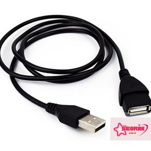 USB 연장 케이블 고속충전케이블, 1개