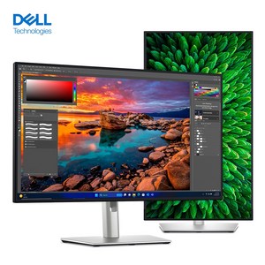 델 80.01cm 4K UHD 울트라샤프 USB C 초슬림베젤 모니터, 68.4cm, U2725QE 4K UHD