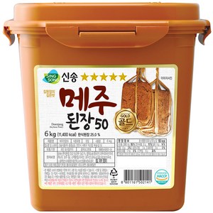 신송 메주 된장50, 6kg, 1개