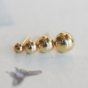 18k 정품 볼 귀걸이