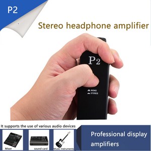 무선 HDMI 송수신기 HDMI분배기 P2 휴대용 헤드폰 앰프 녹음 및 모니터링을 위해 특별히 설계된 컴팩트한, 01 CHINA, P2-US