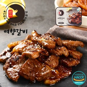 여향갈비 수제돼지 간장양념구이, 1개, 1kg