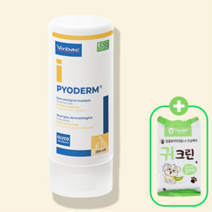 버박 파이오덤 약용샴푸 강아지 발사탕 샴푸 링웜 샴푸 고양이 250ml, 1개, 버박 파이오덤 250ml(유통기한 26.01)