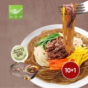 사옹원 10+1 간단불고기잡채 210g 총11팩입 명절음식 캠핑여행 간편식 저녁메뉴반찬, 11팩