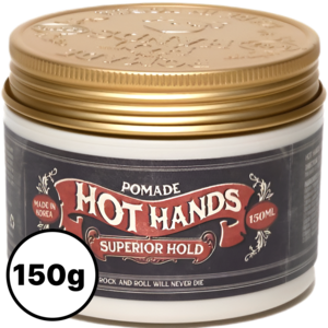 핫핸즈 대용량 오리지널 남자 수성 포마드 헤어 왁스 짧은 젖은 머리 스타일링, 150ml, 1개