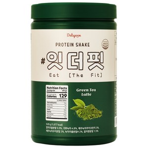 잇더핏 단백질 쉐이크 잇더핏 대용량 520g (녹차라떼맛), 1개