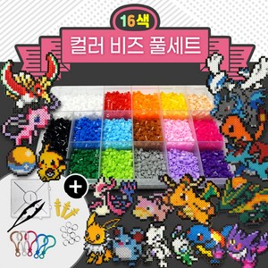 블럭N스토리 인기캐릭터 컬러비즈세트 풀세트 구성, 인기1, 1세트