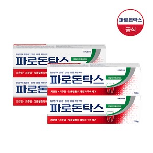 파로돈탁스 데일리 후로라이드 치약, 100g, 4개