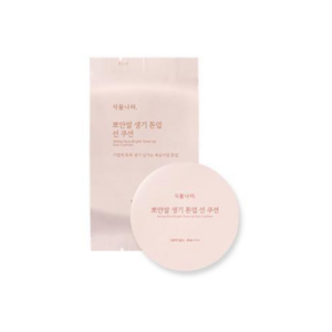 식물나라 산소수톤업선쿠션 02 생기피치 + 리필 포함, 1개