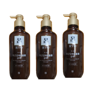 려 흑운 모근강화 볼륨케어 샴푸, 550ml, 3개