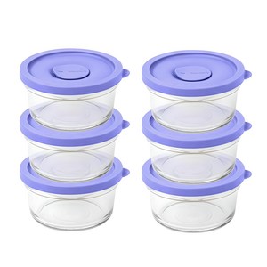 글라스락 렌지쿡 촉촉한 햇밥 용기 원형 베리페리