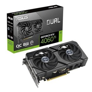 ASUS ProArt GeForce RTX™ 4060 Ti 16GB OC 에디션 GDDR6 그래픽 카드 PCIe 4.0 16GB GDDR6 DLSS 3 HDMI 2.1a 디스플레이, 2) RTX4060TIEVOOC8G - DualBlac