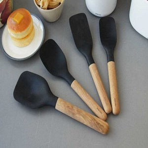 에바솔로 조리도구 실리콘조리도구 실리콘주걱 실리콘스푼, 1개