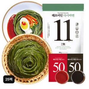 해초미인 다시마면 25 (다시마면25+비빔소스15+메밀소스10), 1개