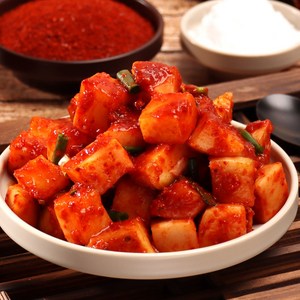 말바우시장 선김치 전라도 깍두기 김치, 2kg, 1개