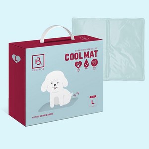 쿨매트 블루 L 애견바닥매트 개매트 바닥 슬개골탈구매트 도톰매트, 1개