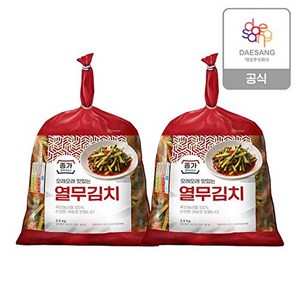 종가 [종가] 열무김치2.5kg*2EA, 2개, 2.5kg