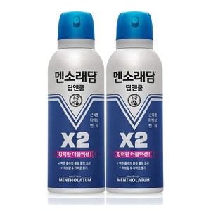 멘소래담 딥앤쿨 에어로솔 스프레이파스 150ml, 1개입, 2개