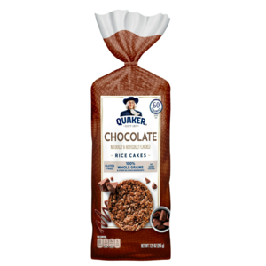 [미국직배송]퀘이커 라이스 케이크 100% 통곡물 글루텐프리 [맛선택] Quaker Rice Cakes Whole Grain 초콜렛, 205g, 1개