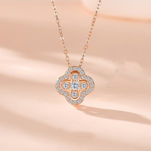 COCOYOU 14K 도금 다이아몬드 목걸이 쇄골쇄 DW-14