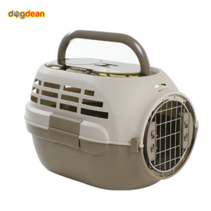 dogdean 애견 케이지 강아지텐트집, 베이직-브라운, 1개