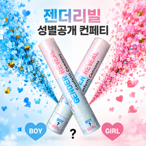 루닌 젠더리빌 컨페티 성별 공개 폭죽