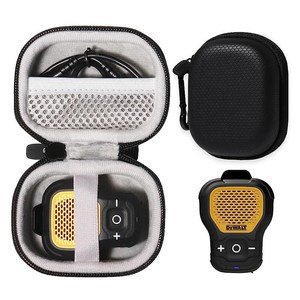 CaseSack DEWALT 웨어러블 블루투스 스피커 케이스 — 마그네틱 클립온 무선 Jobsite Pro 방수 휴대용 스피커, 1개