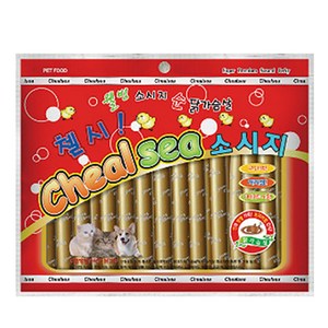 [뉴핫] 강아지간식_첼시 강아지소시지 (28개입_2/4/6/8세트), 닭가슴살, 2세트