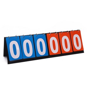 축구 농구전자점수판 농구 하키 배드민턴점수판 크롭 탁구점수 실용적인 배구 5인치, 1개