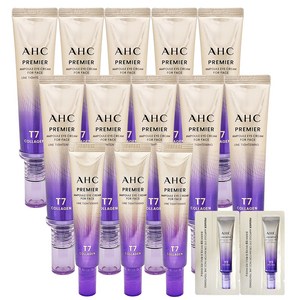 2025 최신상 AHC 아이크림 시즌13 프리미어 앰플 포 페이스 라인 타이트닝 40ml 10개+12ml 3개+1ml 2개, 1개, 438g