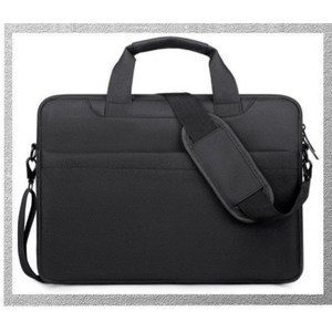충격방지 방수 노트북가방 15 6인치 16인치 노트북 수납 가능 출장용 경량 숄더 크로스백, 1개, 두꺼운 C20 에어백 방지 블랙