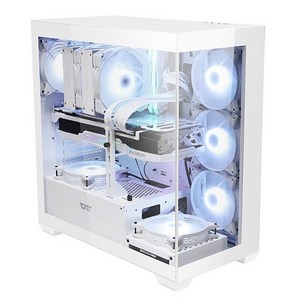 [ 다크플래쉬 ] darkFlash DS900 ARGB 강화유리(화이트) [ 고급 컴퓨터 케이스 ], 1개