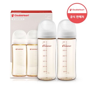 더블하트 모유실감 3세대 트윈팩 240ml 블루밍가든, 제뉴인화이트, 330ml, 1세트