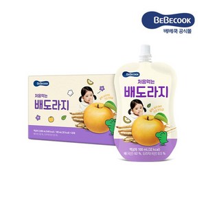 베베쿡 처음먹는 배도라지 100ml 20개