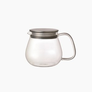 킨토 유니티 원터치 티포트 460ml, 유리, 1개
