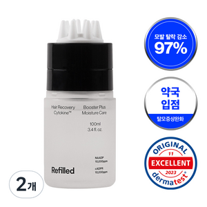 리필드 사이토카인 탈모용 모이스처 케어 헤어토닉, 100ml, 2개