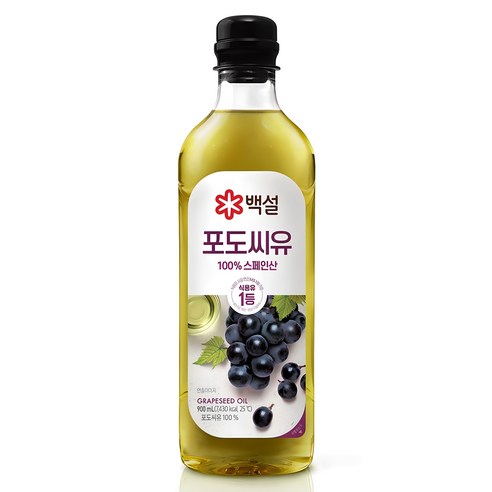 (상온)씨제이제일제당 포도씨유, 900ml, 1개