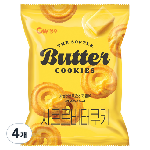 청우식품 사르르 버터쿠키