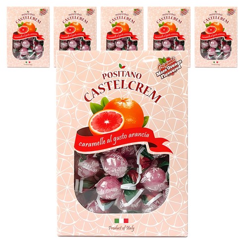 포지타노 카스텔크렘 모로오렌지 캔디, 250g, 6개