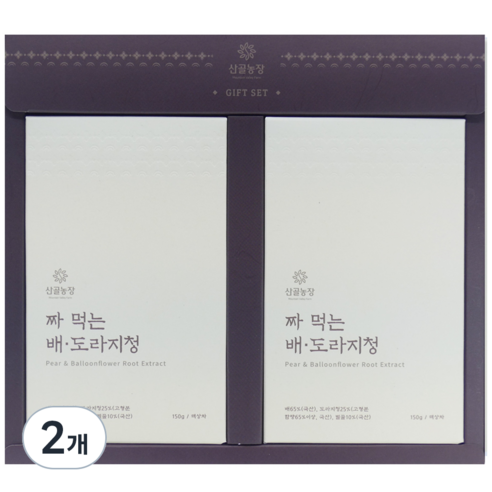 산골농장 짜먹는 배도라지청