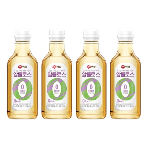 백설 제로 칼로리 알룰로스, 700g, 4개