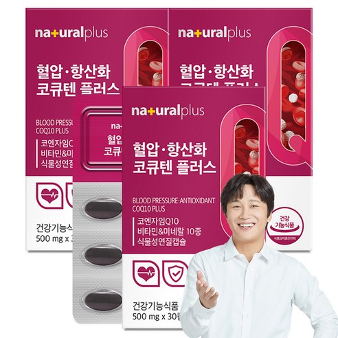 내츄럴플러스 혈압 항산화 코큐텐 플러스 15g
