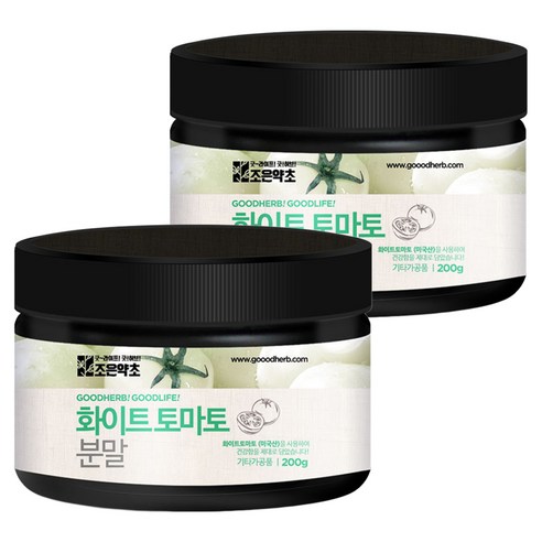 조은약초 화이트 토마토 분말, 200g, 2개