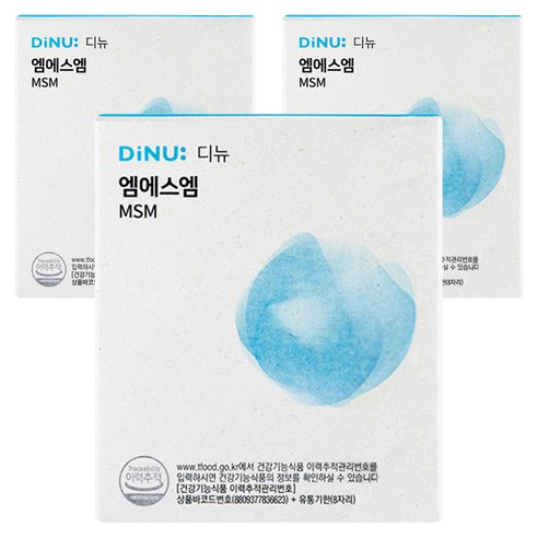 디뉴 엠에스엠 30p, 3개, 60g