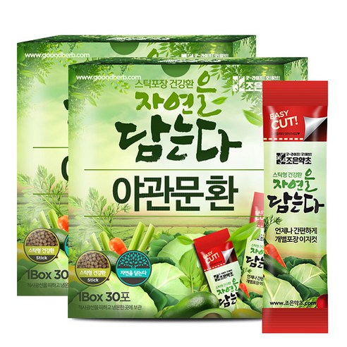 굿허브 조은약초 자연을 담는다 스틱형 야관문환, 2개, 90g